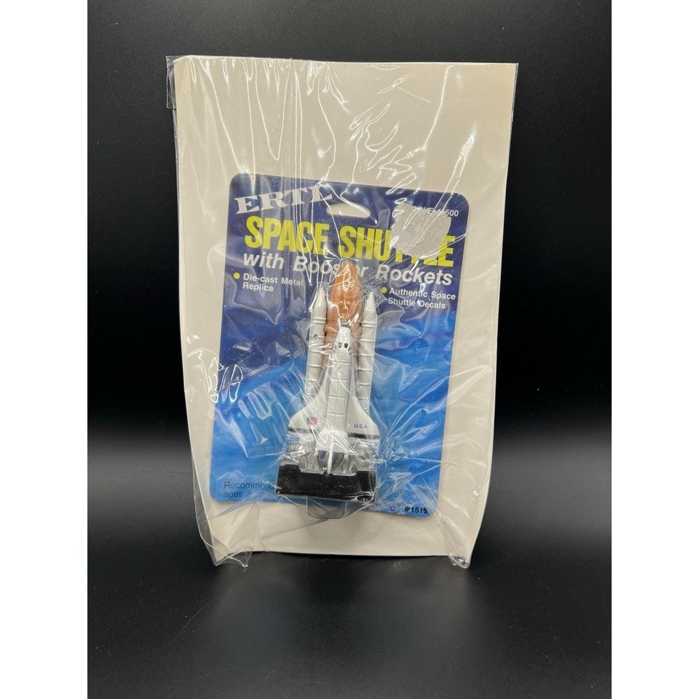 Vintage ERTL Space Shuttle Booster Rockets Die Cast Metal NASA #1515 Sealed
